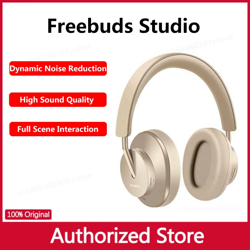 Huawei FreeBuds Studio Slúchadlá s mikrofónovým redukciou hluku Vysoko kvalitné bezdrôtové športové slúchadlá Bluetooth