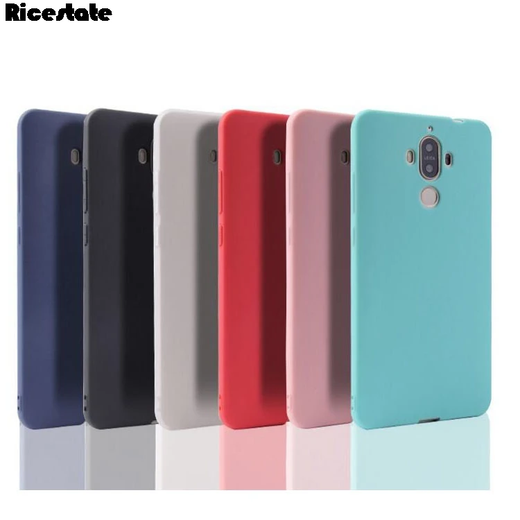 Huawei Mate 9 Mate 10 Lite Mate 9 10 Pro Soft Silikone Matte Coque Fundas TPU Cover Case pre Huawei Mate9 vrecká na pevné farebné telefóny