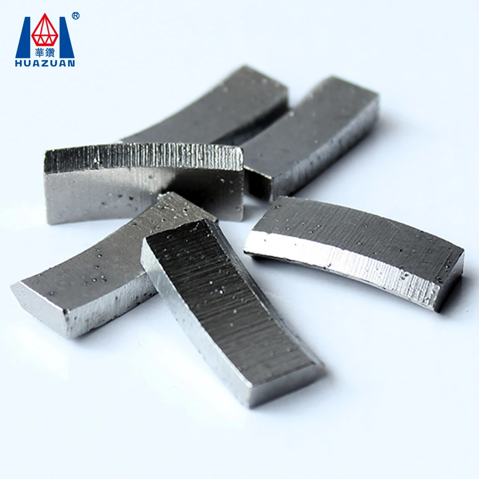 HuaZuan Diamond Core Bit Bit segmenty pre zosilnený betón (50ks na šaržu)