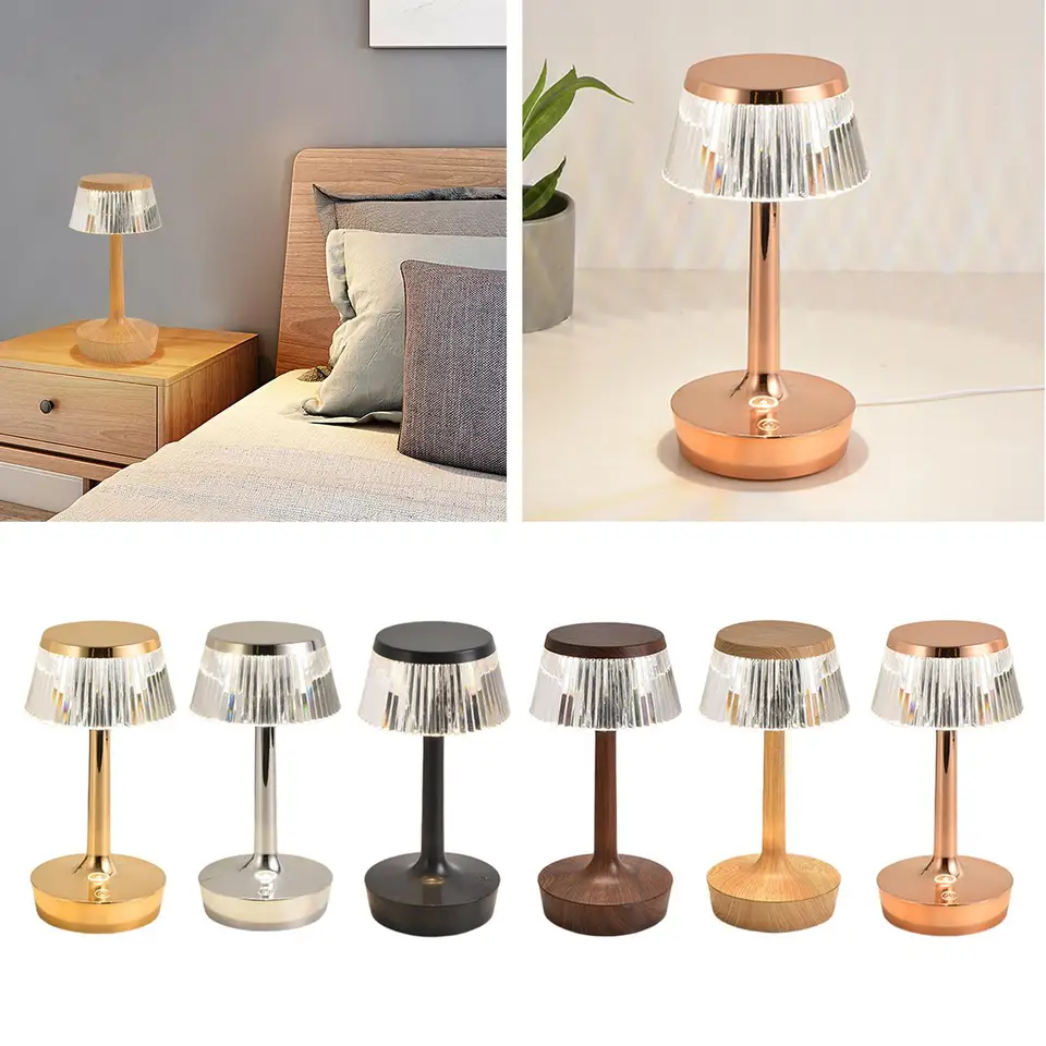 Hubový stôl elegantná dekoratívna obývacia izba na nočnú stolovú lampu,
