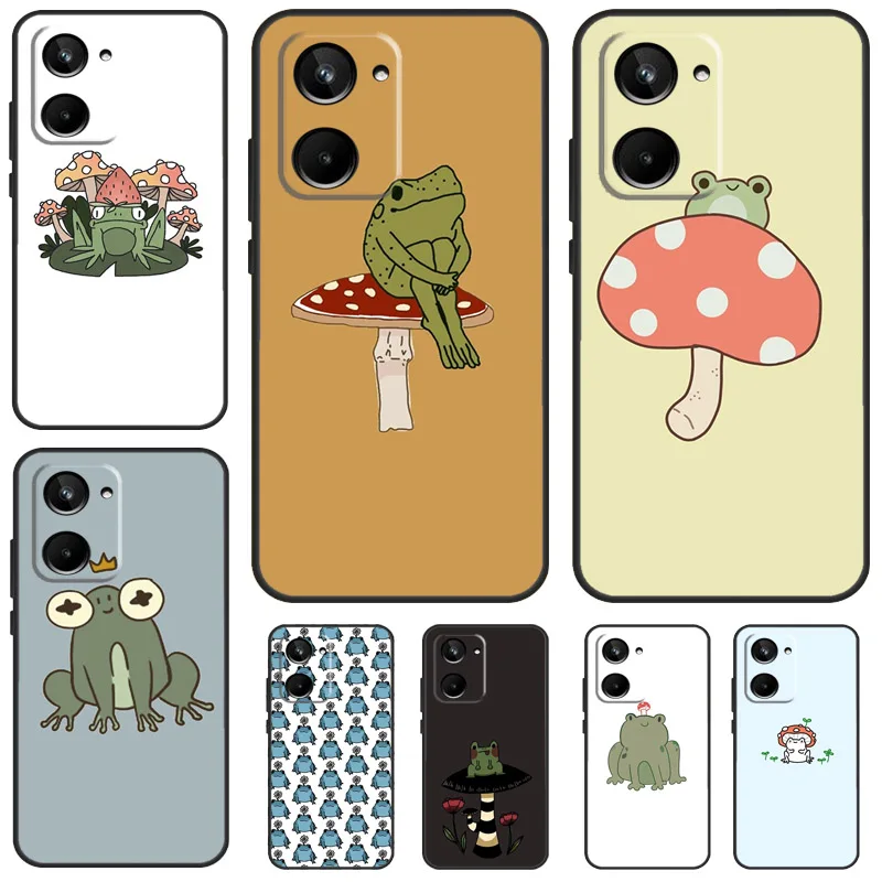 huby žaba pre Realme 11 9 10 12 Pro Plus C55 C53 C51 C33 C31 C30 C25S C21Y C15 C11 GT3 GT NEO 5 Case
