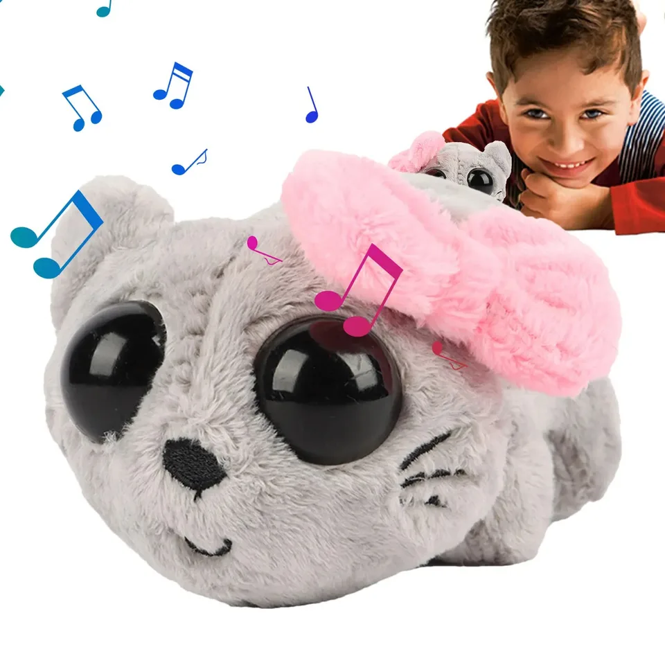 Hudba Sad škrečok meme plyšová hračka Zábava znejúce škrečky plnené zvieratá kawaii bábiky pre deti