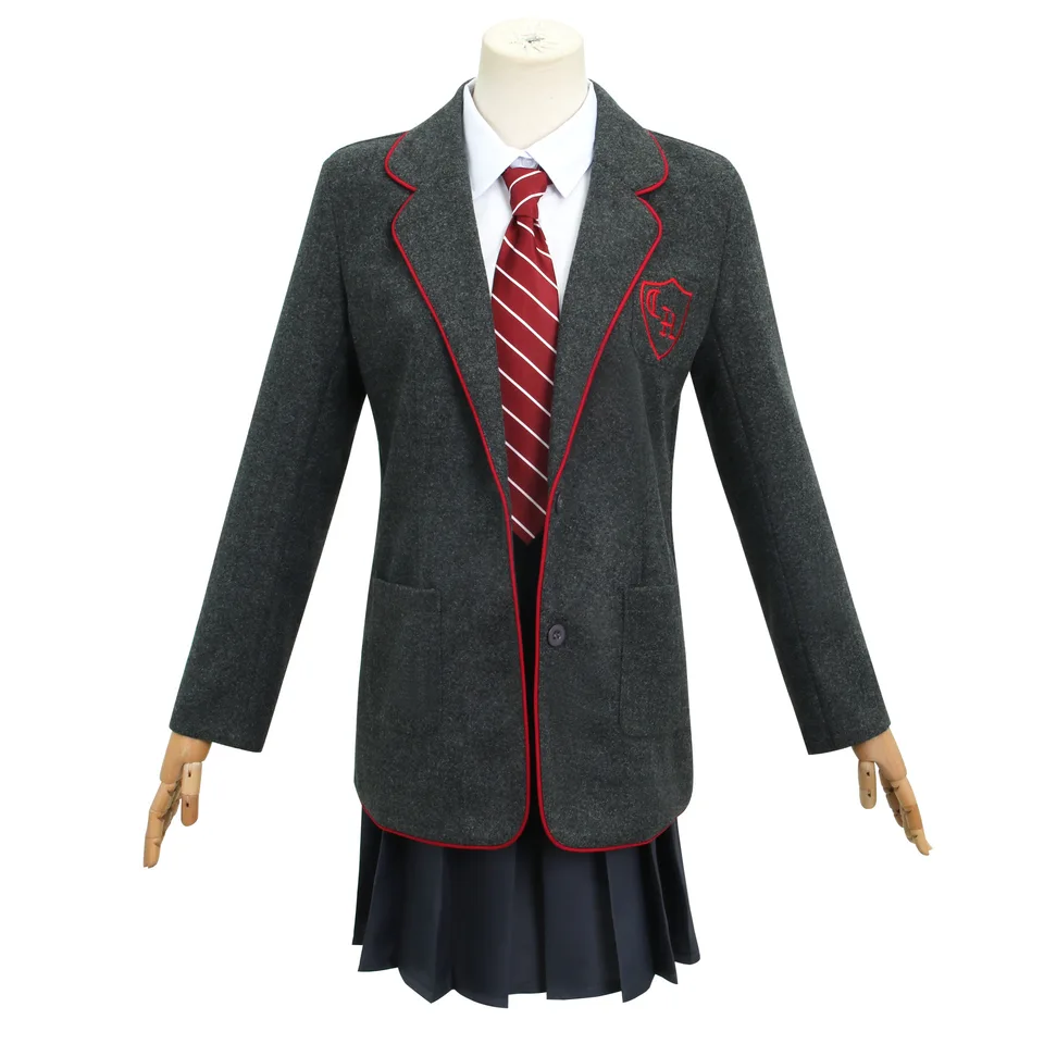 Hudobné cosplay kostýmy Škola Uniforma bunda sukňa košeľa kravata plná kostým Halloween Party šaty deti Dospelé dievčatá anime oblek