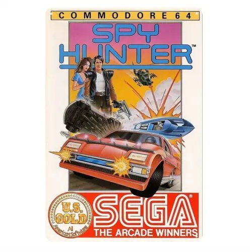Hunter Arcade Retro Videohra kovová plagátová cínová značka 20*30 cm