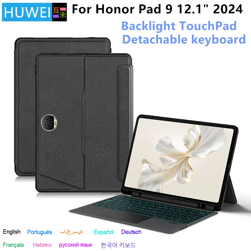 Huwei Backlight Magic Keyboard pre Huawei Honor Pad 9 Hey2-W09 Hey2-W19 12.1 