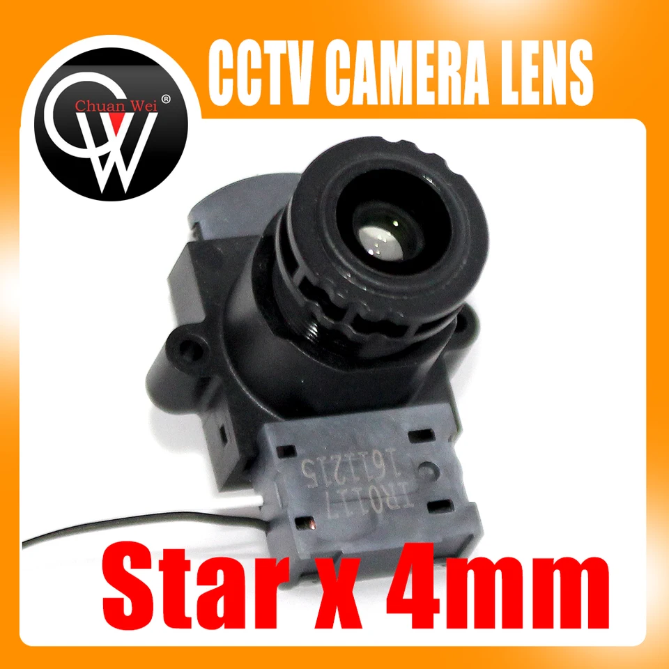Hviezdne objektív 4 mm +IR Cut 93,7 stupňa F1,5 1/3,2 