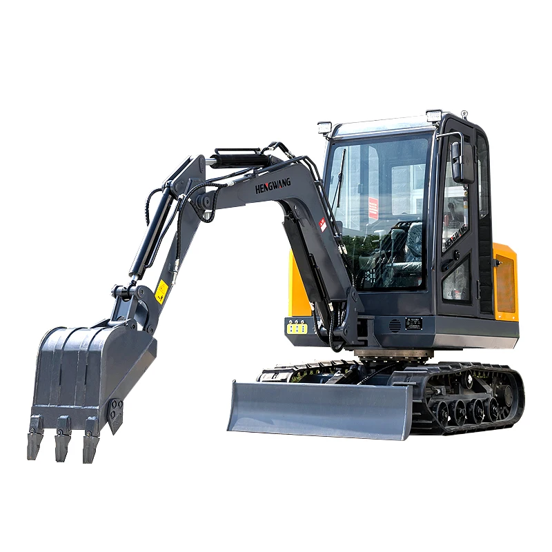HW-26 Mini rýpadlo 2,5 ton Čína Factory Custom rýpadlo s kabínou hydraulická prehľadávačka pre domácnosť a výstavbu
