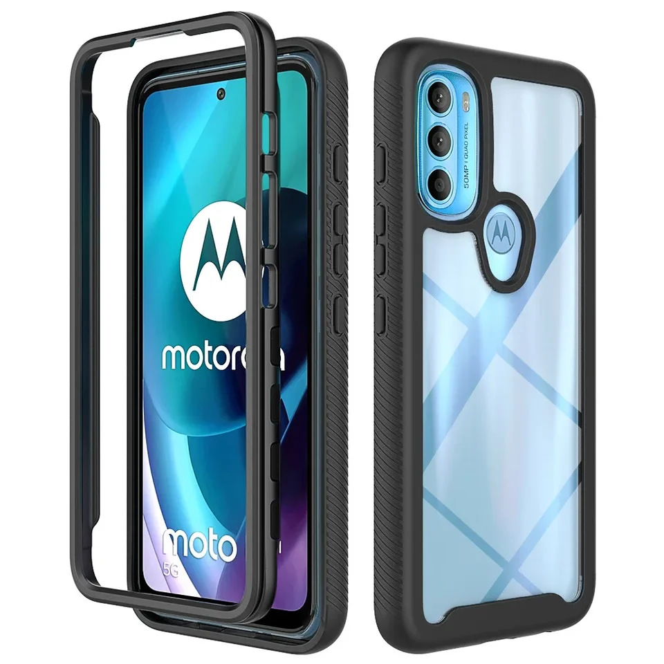 Hybridné puzdro TPU/PC Sky pre Motorola Moto G71 5G Moto G51 5G Rugged Armor Fundas Capa Dvojvrstvový nárazový odolný kryt shrup