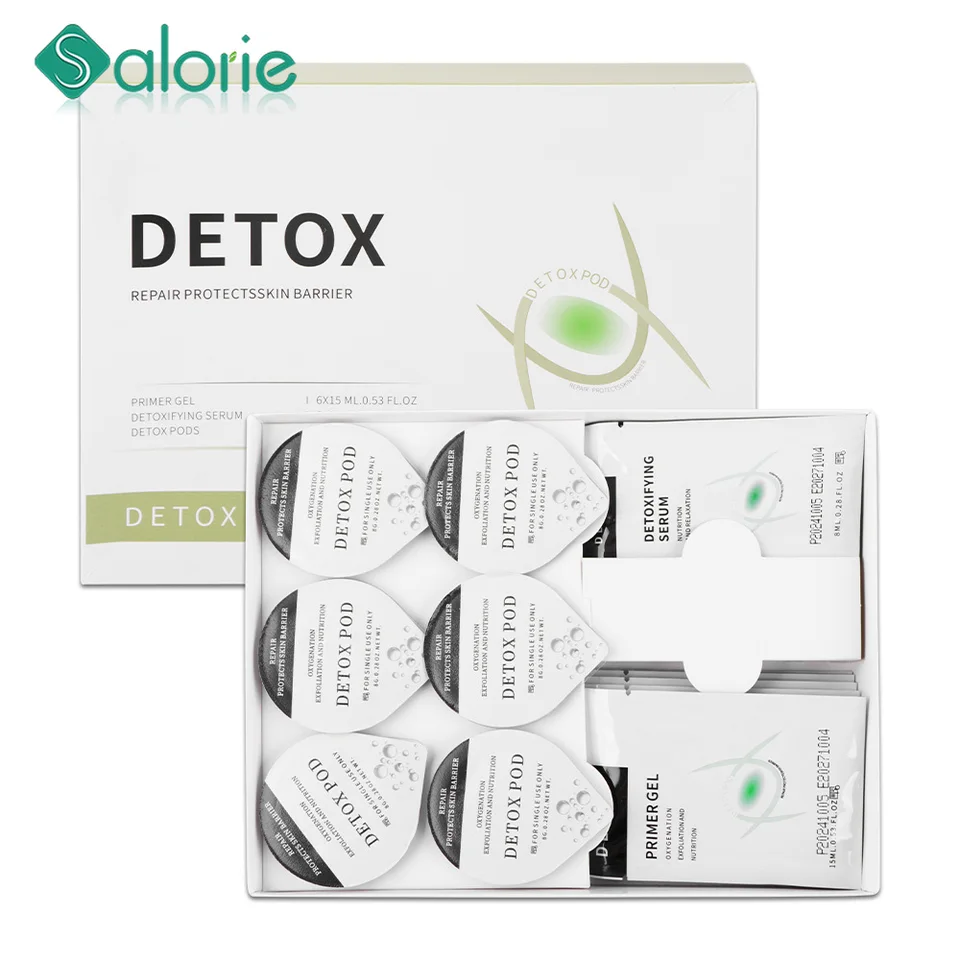 Hydrate glam Revive Detox Illuminate Kit Spravody Sérum Sérum SPA SPA Serum pre gély s kyslíkom Aqua CO2 Sérum Sérum Sérum Séru