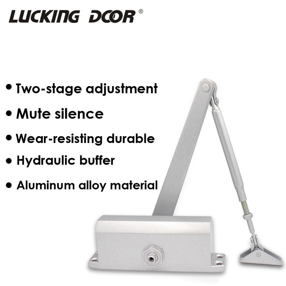 Hydraulický nárazník Automatické zatvárače Drevené dvere odolné voči dverám bližšie 45-85 kg nastaviteľné zatváranie/západky Easy Inštalácia