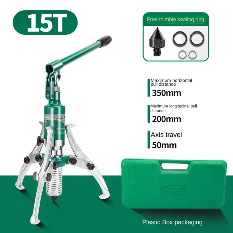 Hydraulický sťahovač tri-čaw 5t 10t 20t 30t ložisko remover sťahovák