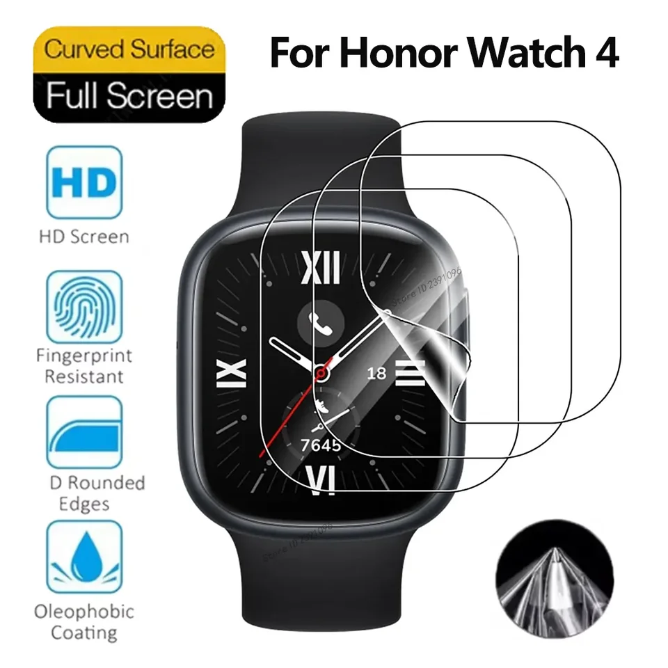 Hydrogel Film for Huawei Honor Watch 5 Smart Watch Chránič obrazovky pre Honor Watch 4 Soft Film Not Glass
