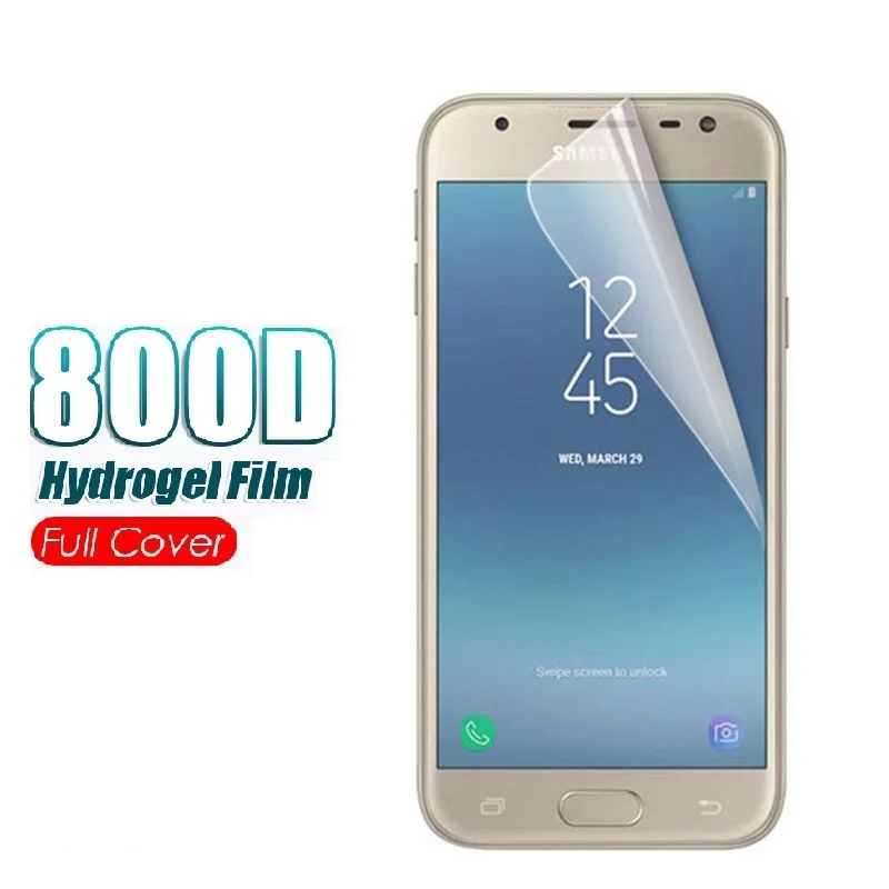 Hydrogel Film for Samsung Galaxy J5 2015 J500F 2016 J510F 2017 J530F Ochranta obrazovky Chránič telefónu 9H NOT GLOSE