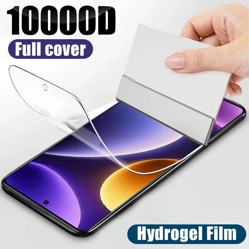 Hydrogel Film for Xiaomi Redmi Note 12 11 10 Pro Xiaomi 13 12T 11T Pro 12 Lite Poco X5 F5 Pro Protect Screen Screen Full Cover Film
