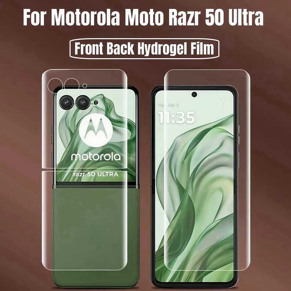 Hydrogelový film pre Motorola Moto Razr 50 Ultra 40 Ultra 40 Ultra Soft Front Back Screent Protector pre Moto Razr40 Razr50 Ultra Cover