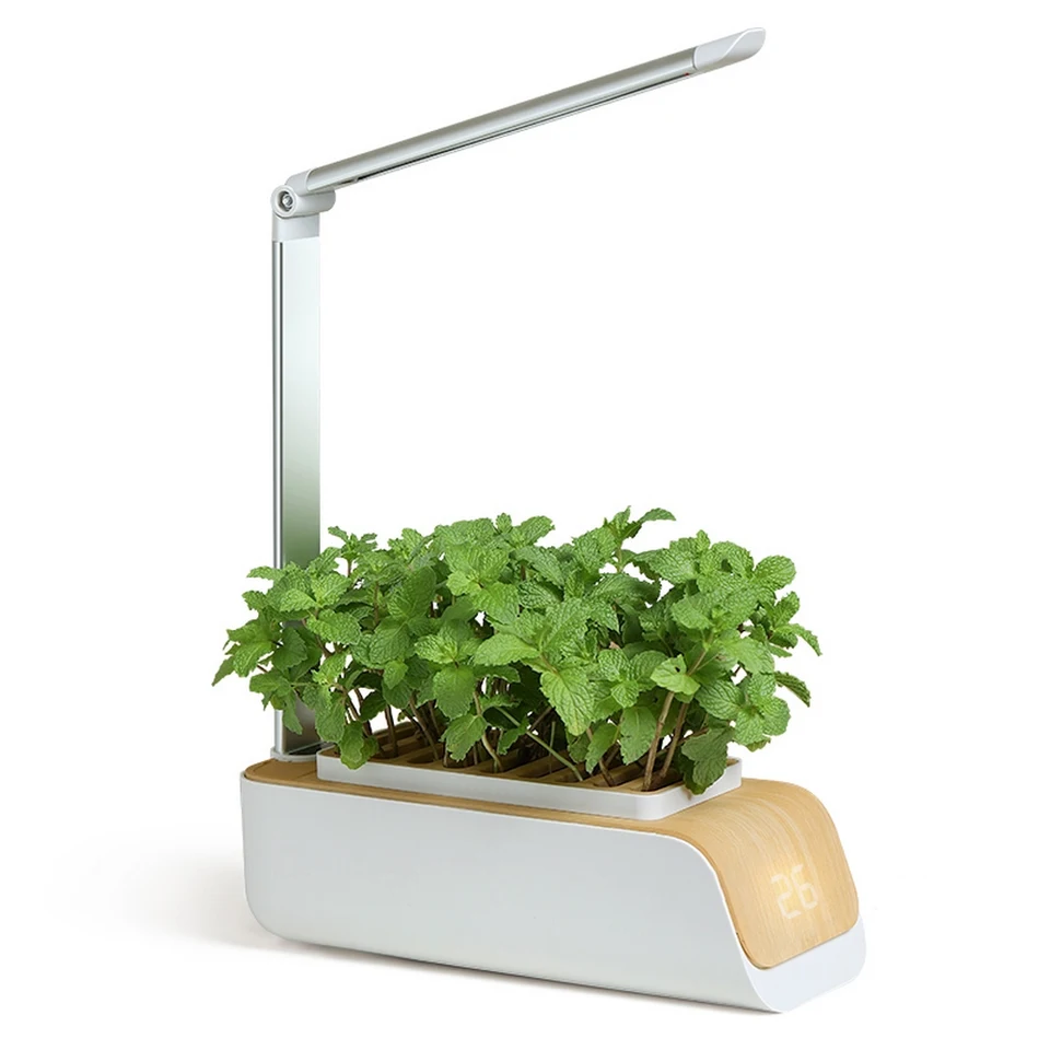 Hydroponický pestovateľský systém, Indoor Herb Garden Starter Kit s LED Grow Light, Smart Garden Planter for Home Kitchen, Automatic