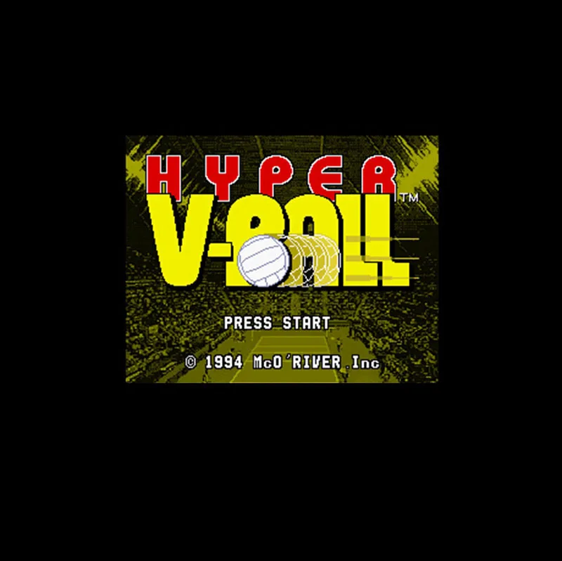 Hyper V-Ball NTSC 16 bitová herná karta Big Grey pre hráčov 46pin USA