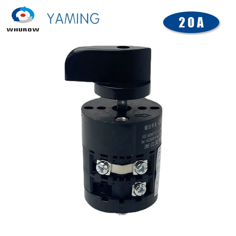 HZ5B-20/2 Kombinácia CAM Kombinácia CAM Rotačný spínač 690V 20A Tri polohy 2 úrovne Riadiaci výkonový obvod Motor