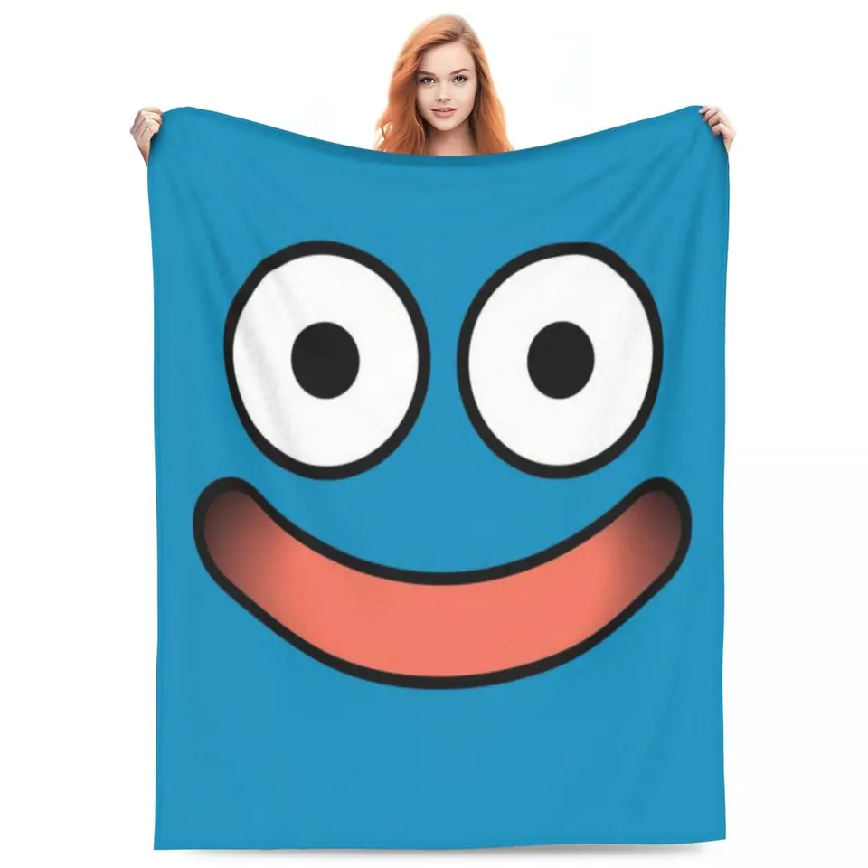 Hádzať prikrývku Dragon Quest Slime Face Micro Fleece Drays