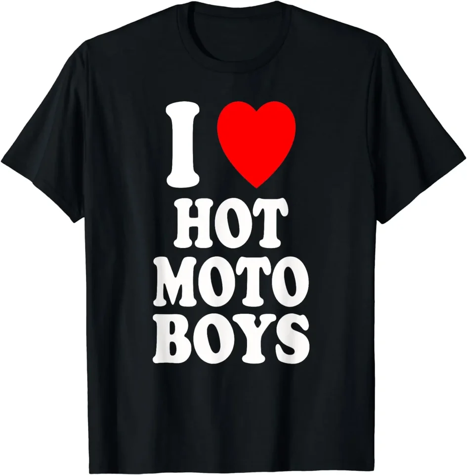 I Heart (Love) Hot Moto Boys Motocykel Dirt Bike Motokros tričko Grafické tričká Dám