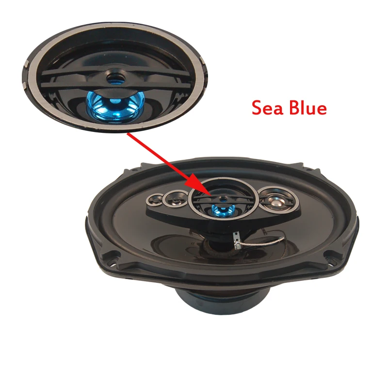 I Kľúč kúpiť 1 ks 1200 Watts 4 ohm 5-cestné koaxiálne 6x9inch reproduktor Audio Akustic Van Auto Louder Reproduktory