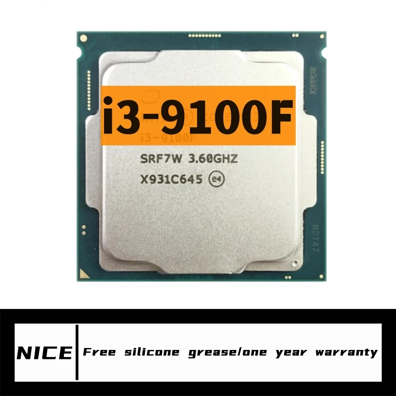 I3 9100F 3,6 GHz SRF7W /SRF6N Quad-Core Quad-Thread CPU 65W 6M procesorlga 1151