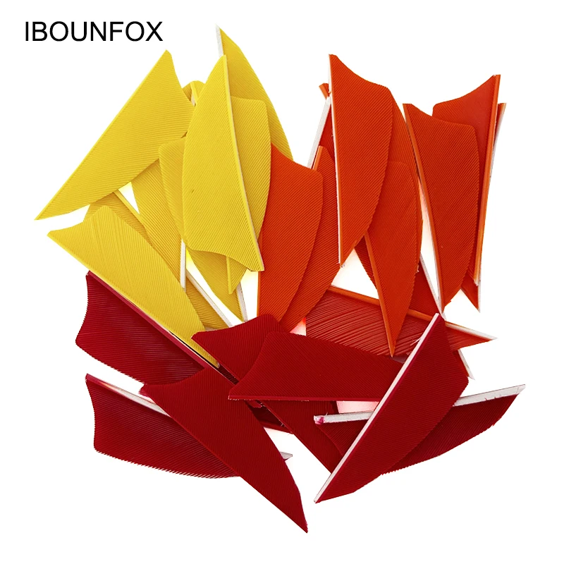 Ibounfox 100ks 2 palce perie pre šípky Fletching Shield Cutter Turecko Perie Archery Fletching Adsess Diy od luku