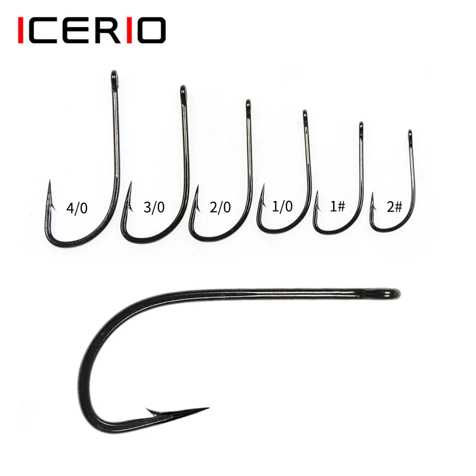 ICERIO 20ks 2x Streška Široký ústa Háčik Strong Fly Lety Hook pre streamery a vlasy
