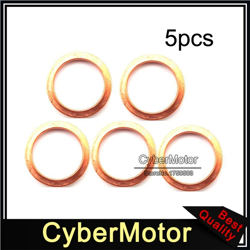ID = 25 mm OD = 32 mm Motocyklus výfukové potrubie Tesnenie 50 ccm 70cc 90 ccc 110cc 125cc 140cc Pit Dirt Motor Bike Motard ATV Quad 4 koleso