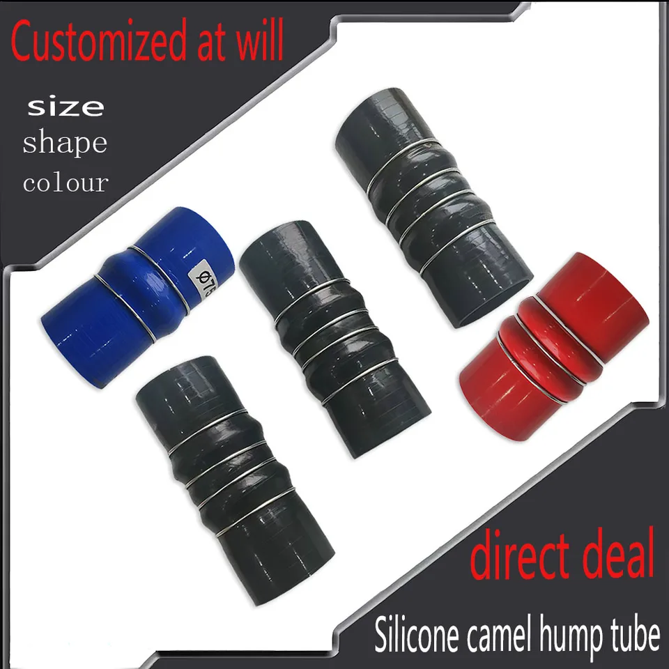 ID45-110MM Automotive Camel Hump Silikónová hadica s hadicou Hadicu Hadic Hadic Hadic Hades Hadics Dostupná v troch farbách