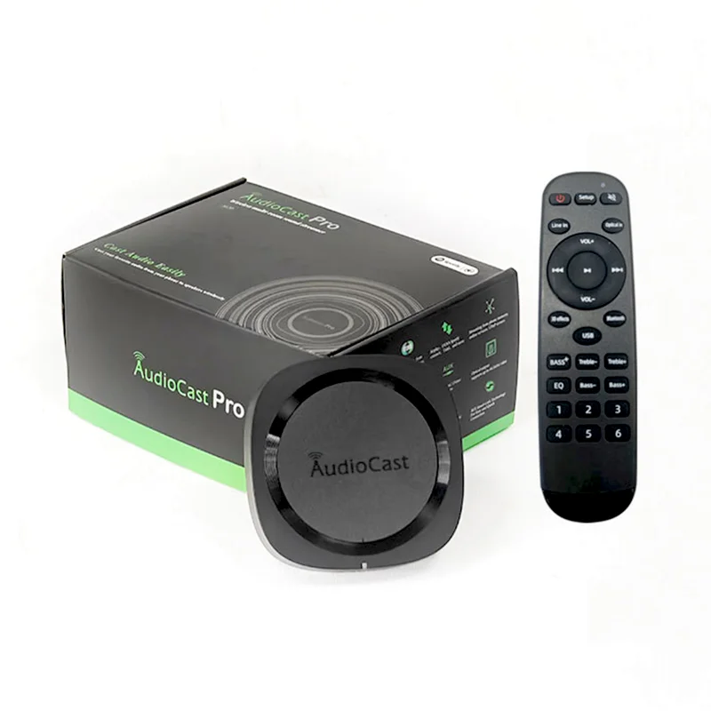 IEast AudioCast Pro M20 WiFi Audio prijímač viacerých hudobných boxov Spotify Spotify Tidal atď. Zvukový reproduktor s diaľkovým ovládaním