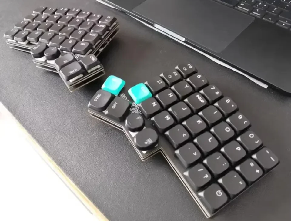 IF-ERGOLITE Split Keyboard Kit s nízkym profilom bezdrôtovej klávesnice Ergonomická vlastná horúca swap programátor podporuje hernú klávesnicu VAIL