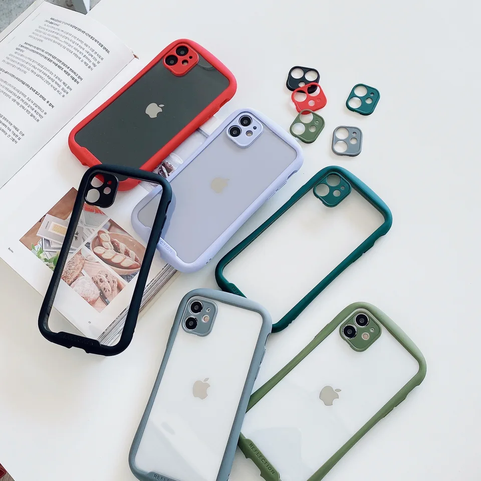 IFace Transparent Bumper Shock-odolný telefón CACE pre iPhone 13 14Pro Max x xr xs max 7 8 plus SE2 11 14Pro anti-kvapkaný zadný kryt