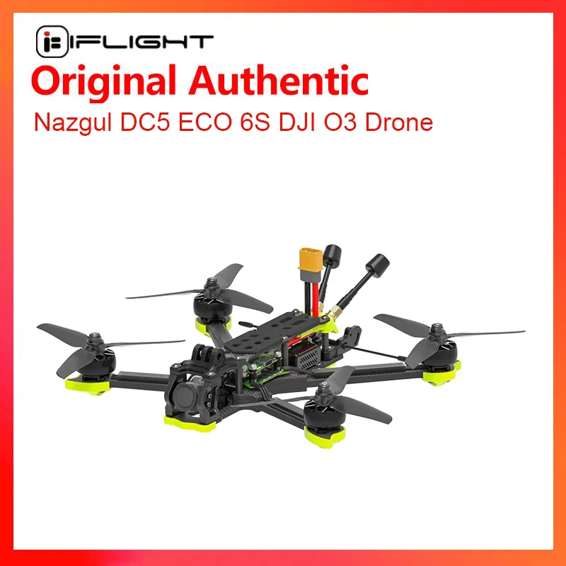 Iflight Nazgul DC5 Eco 6s O3 HD Dron BNF s digitálnym HD Systémom O3 / Blitz ATF435 E55S pre FPV