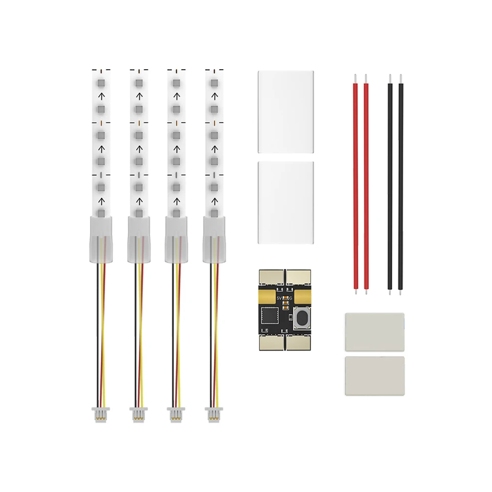 Iflight R5 Tiny LED SET / BLITZ LED riadiaca modul 5V 16,5x11x3mm 0,5 g pre RC FPV DRONOVÝ QUADCOPTER