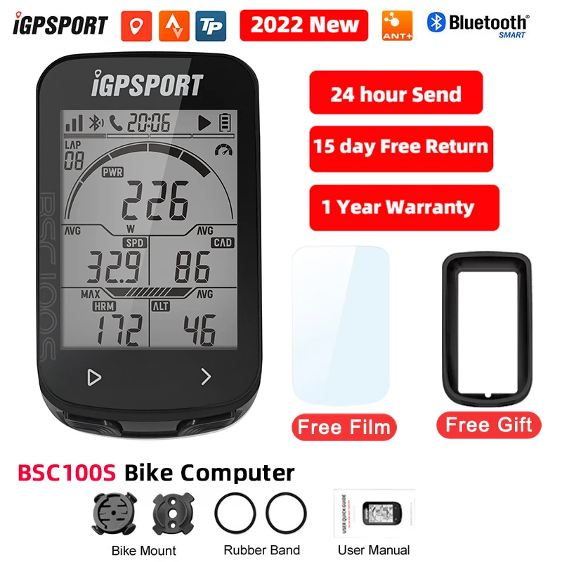 IGPSport Bicycle Computer BSC100S Počítač BLE Bluetooth mrav