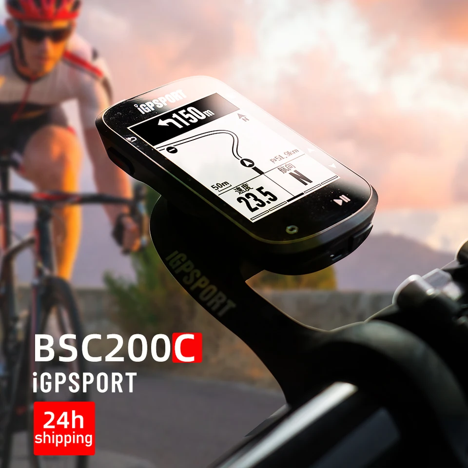 IGPSPORT BSC200C ANT+ GPS CLPS COMTORAČNÁ TRASA NAVIGÁCIA NAVÁDZAJÚCE SPEACHOMETER PORADOVATEĽNOM KONIKUCIE CYCLING OUTER OUTER