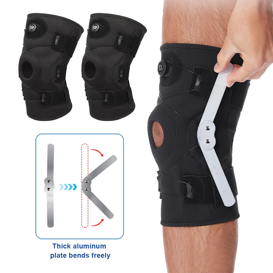 Ihmobilizér kolena s bočnými stabilizátormi kolenná podporná ortéza priedušný športový chránič kolena pre artritídu ACL PCL Meniscus Tell