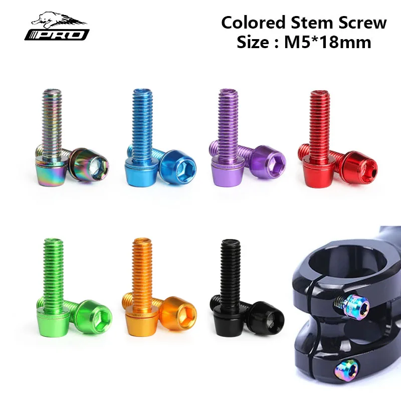 IIIPRO M5*18 mm horské bicykle Disk Brzdenie Rotor Rovládky STEM Zliatina oceľ oceľ MTB Road Bicycle 6 nechtových diskových brzdových skrutiek