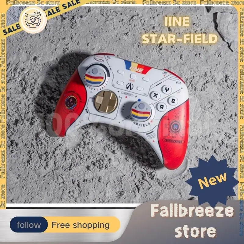 Iine Star-Field PC Controller Hall Effect Joystick & NFC Amiibo s prijímačom Bluetooth 2,4 GHz pre PC/laptop/prepínač/Steam/iPad