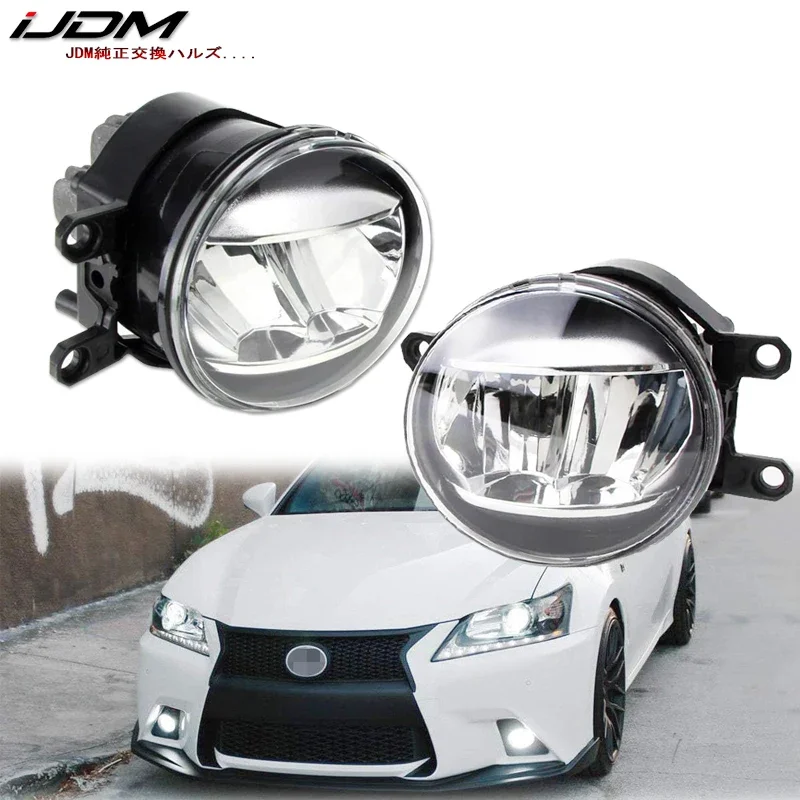 IJDMT OEM Spec xenon White LED hmlové svetlá pre Lexus CT200H ES300H alebo pre Toyota Rav4 Prius Avalon Solara Yaris Tundra ako upgrade