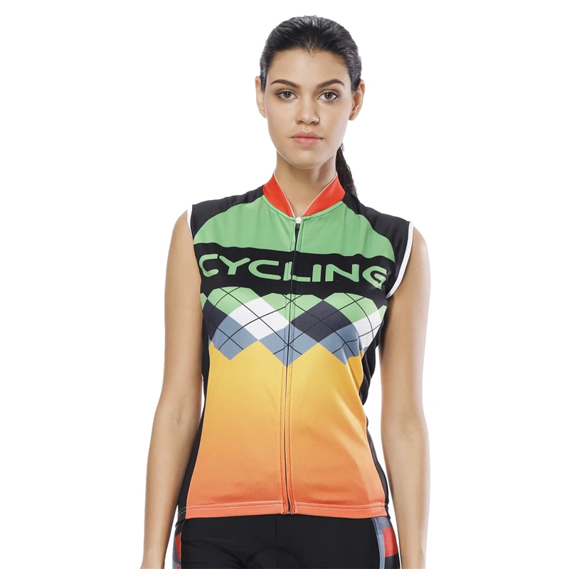 Ilpaladino Ženy Cycling bez rukávov Jersey MTB košele priedušné odevy na bicykli Rýchle suché športové vrcholy cyklistické vesty ropa ciclismo