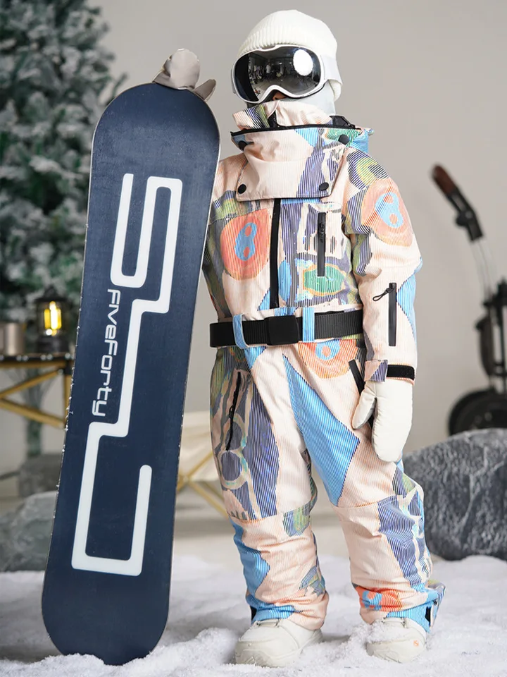 Imgo Professional Detský lyžiarsky oblek One Piece Detské oblečenie Snow Witerprope Windproof Warb Winter Winter Snowboard Girls Chlaps