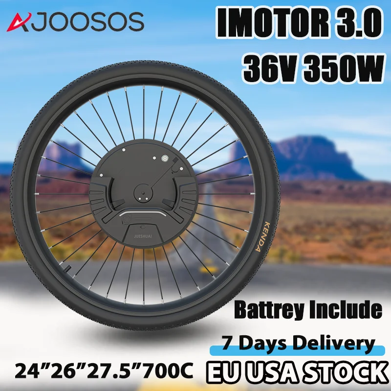 Imotor 3.0 Súprava na konverziu elektrických bicyklov V/Disk E Brzdenie bicyklového motora predného kefy bez kefy 24 