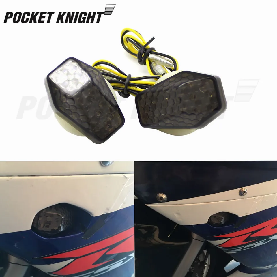 Indikátor LED Turn Signal Embedded Light pre Suzuki GSXR 600 750 1000 SV 650 650S 1000 1000S BANDIT 600S MOTORYCLE BLINKER