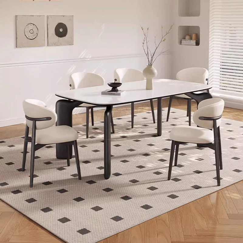 Individuálny jedálenský stôl kávové stoly Domáci nábytok luxusné jedálenské súpravy reštaurácia Moderná kuchyňa mesa obývacia izba stoličky