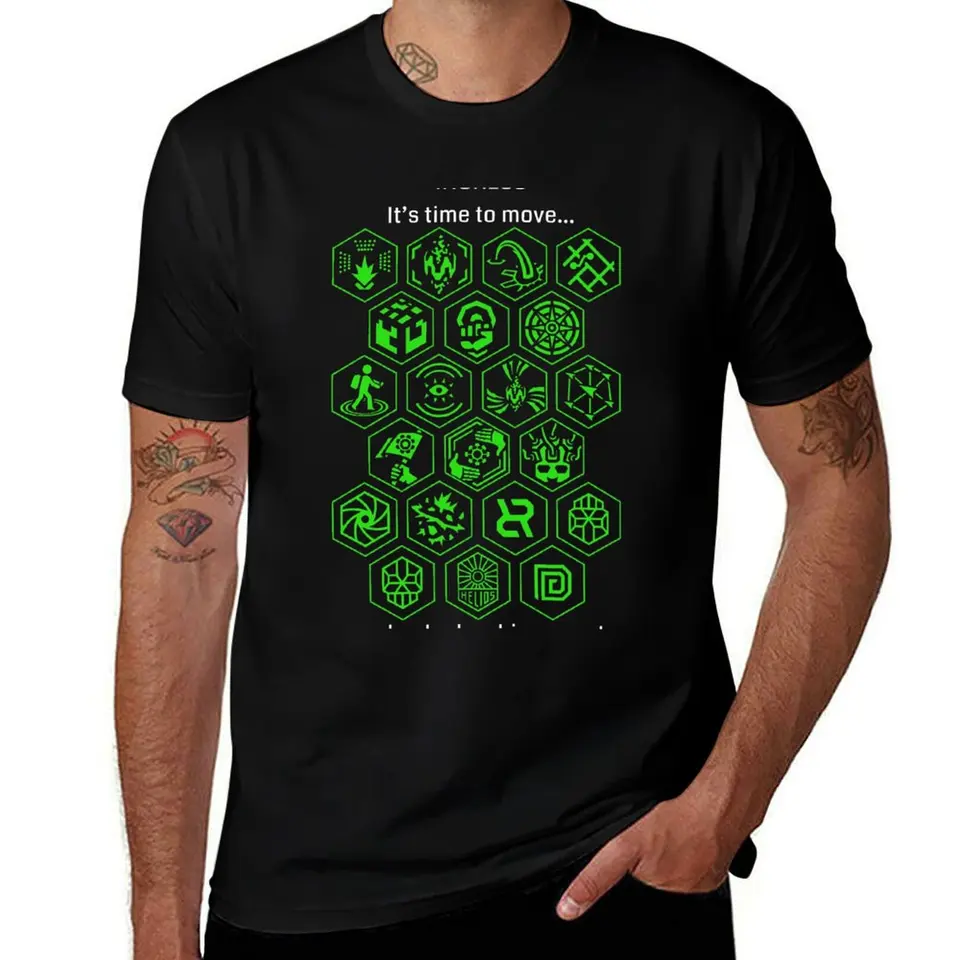 Ingress úspechy osvietené tričká tričká Grafické odpaliská zvierat Prinfor Pre chlapcov grafické tričko muži