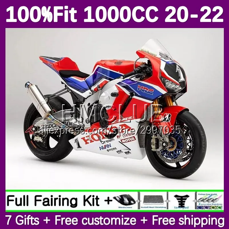 Injekčná kapota pre Honda CBR 1000RR 1000CC 20 22 22 24NO.58 Blue Factory CBR 1000 CBR1000 RR CC CBR1000RR 2020 2021 2022 Body