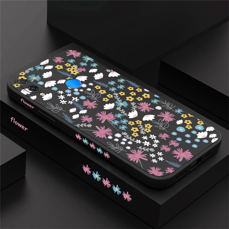 INS Cute Colorful Flowers Pase pre Huawei Mate 20 Nova 3i 7i 8i 9SE 4E 6SE 5T