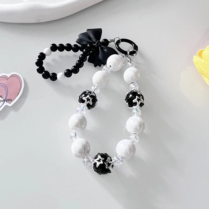 INS Style Double Chain Bow Bráol reťazec mobilných telefónov Jednoduchý špičkový unisexový mobilný telefón puzdro na šnúrku vhodné pre iPhone huawei